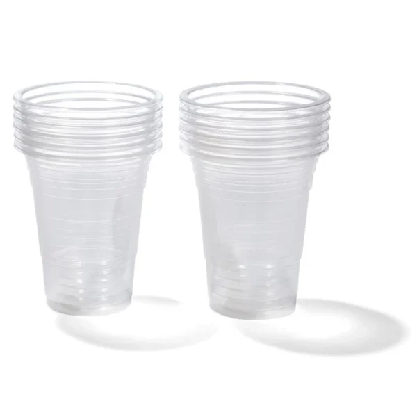 300 ml-es műanyag pohár átlátszó