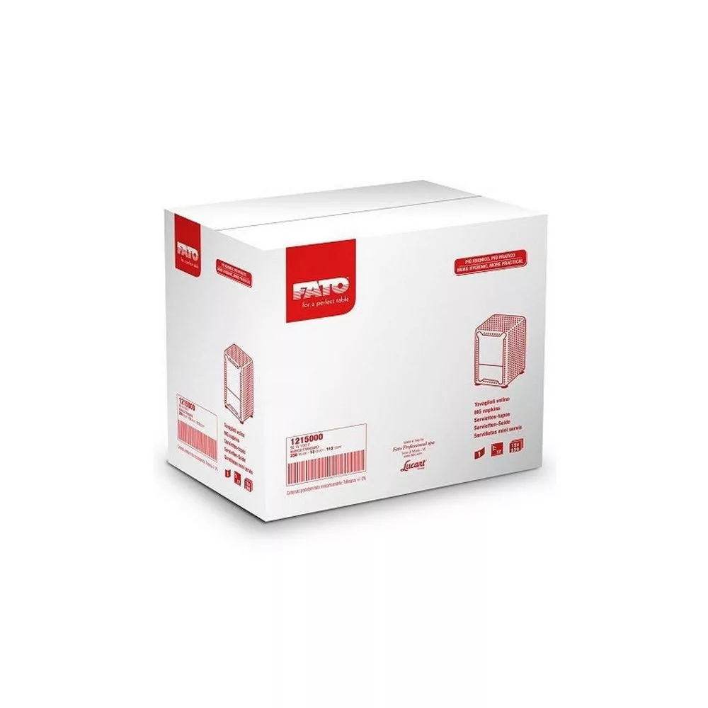 Fehér adagolós 1 rétegű koktél- vagy fagyiszalvéta