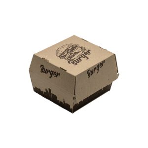 Mintás hamburger doboz kicsi