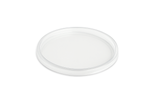 Víztiszta PVC kerektál tető 750 ml-es PS kerektálhoz. 140 mm átmérő.