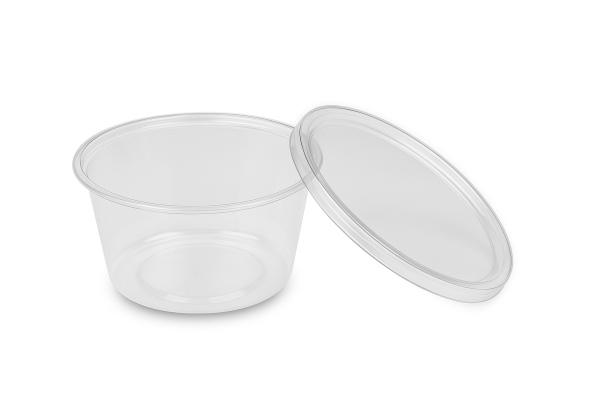 Kerektál tető PVC-ből 750 ml-es PS kerektál aljhoz