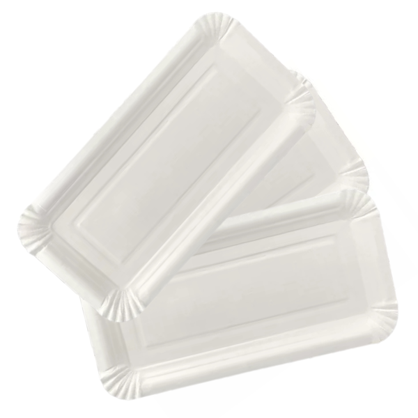 Palacsintás tálca papír, 12,5 cm x23 cm fehér zsírálló