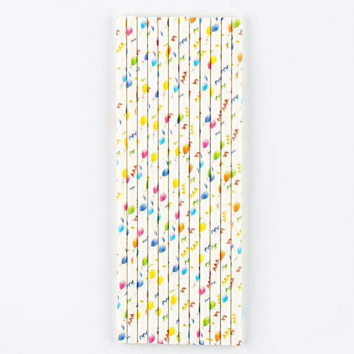 Papír szívószál 197 mm - Lufi - Image 4