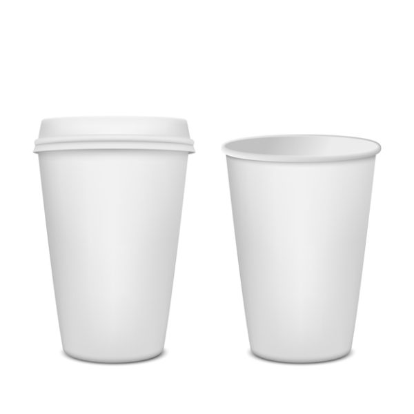 200 ml papírpohár fehér környezetbarát