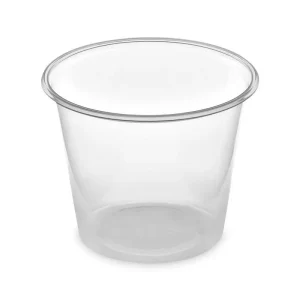 125 ml-es műanyag szószos tálka szószok és öntetek adagolásához