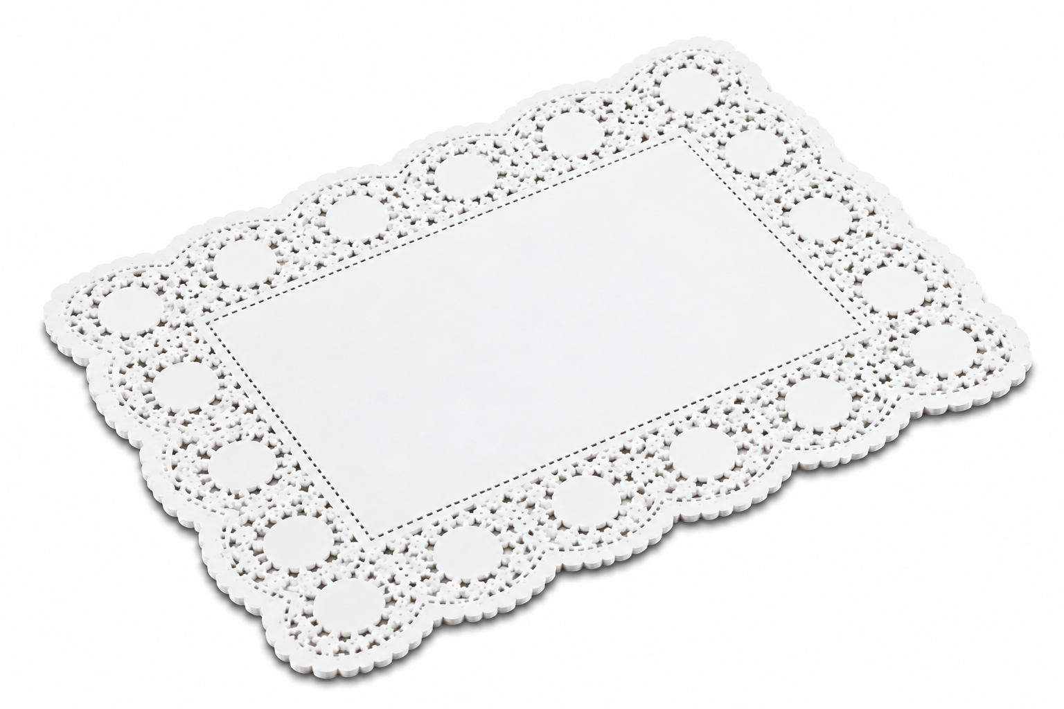 Téglalap alakú tortacsipke 160 × 220 mm