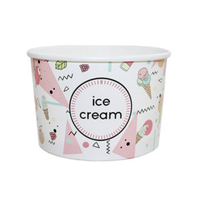 Fagyis pohár 350 ml mintás – fagylaltos kehely