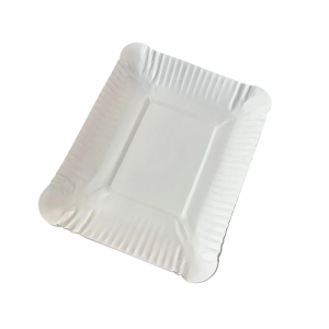 Mini papírtálca 100×120 mm méretben mignonokhoz és apró süteményekhez, fehér színben