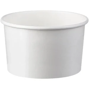 Fagylaltos pohár fehér 350 ml papír logózható