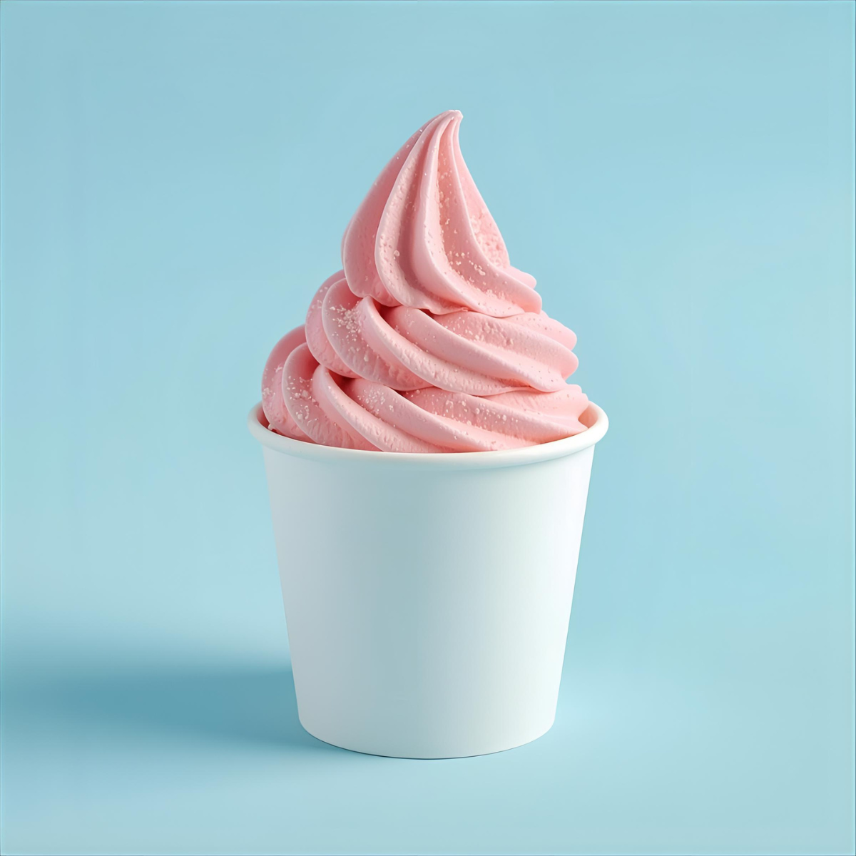 Fagylaltos pohár fehér papírból, logózható