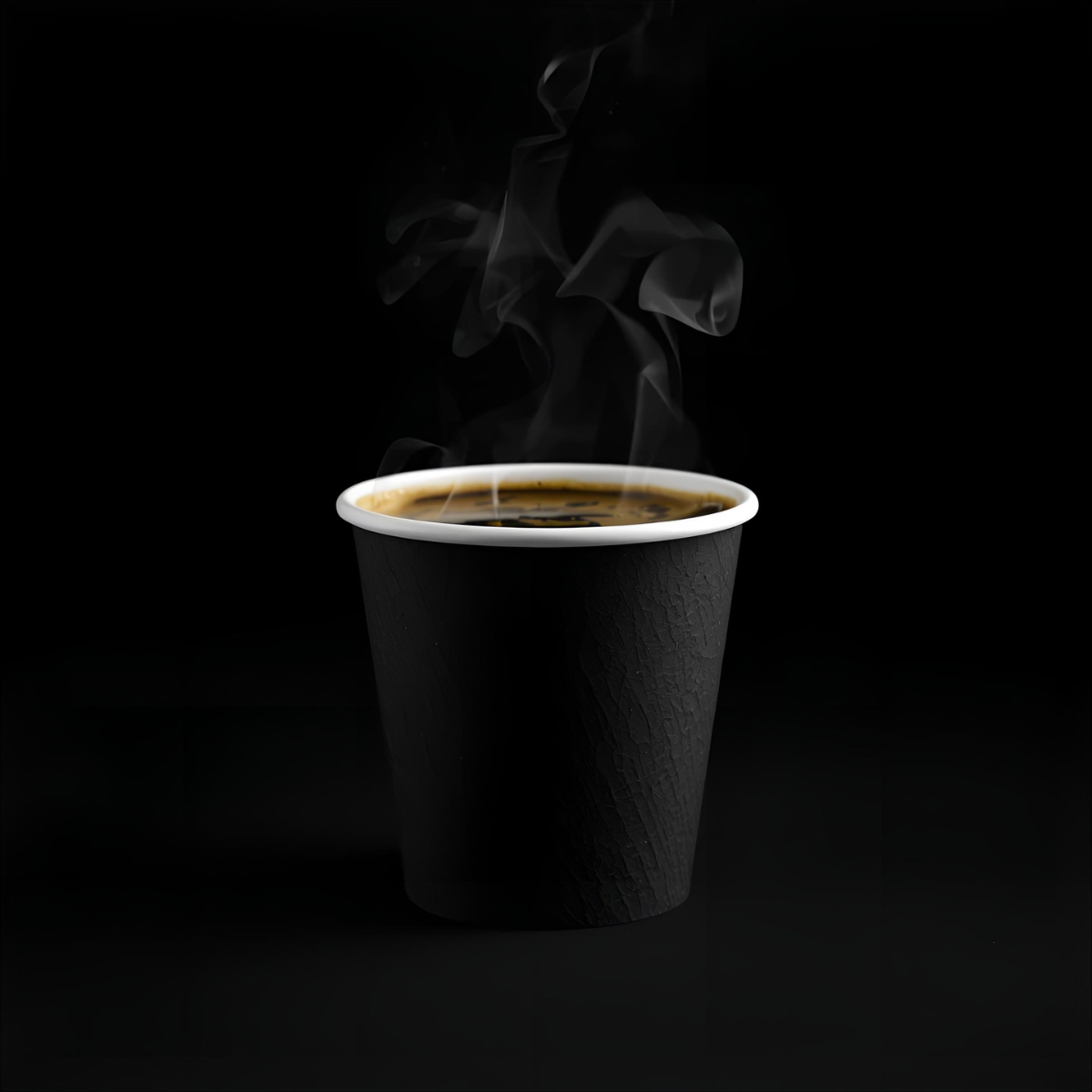 Fekete papírpohár 1,1 dl kávéhoz, teához, forró csokihoz vagy forralt borhoz.