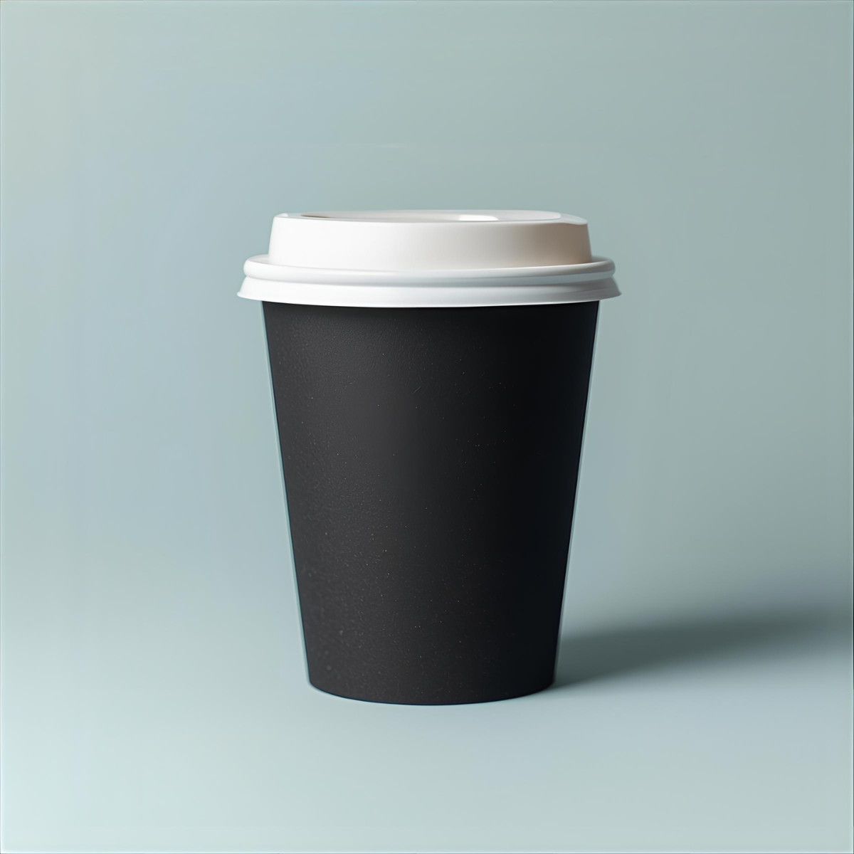 Fekete papírpohár 1,1 dl kávéhoz, teához, forró csokihoz vagy forralt borhoz.