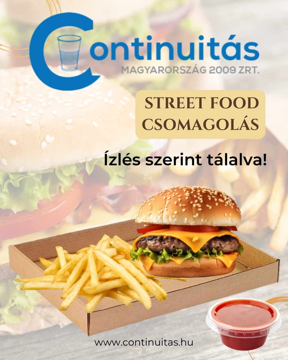 Street food csomagolóeszközök