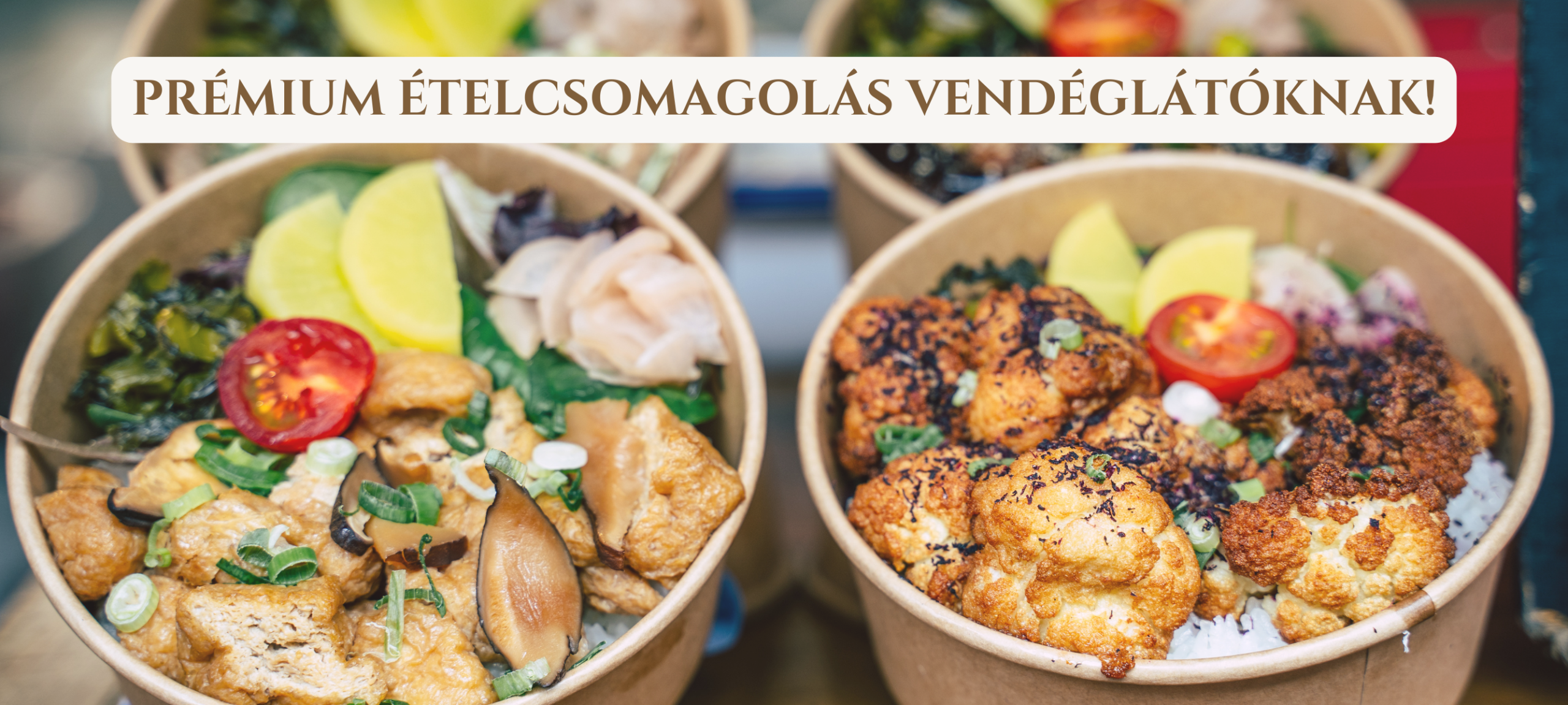Prémium ételcsomagolás vendéglátósoknak