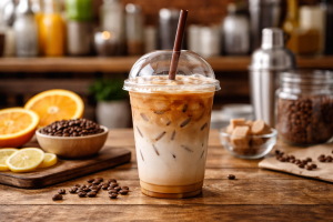 Műanyag pohár jeges italoknak