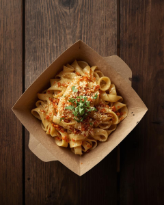 Street food pasta to go
