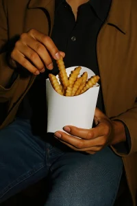 sült krumpli street food csomagolás