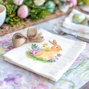 Papírszalvéta húsvéti mintával