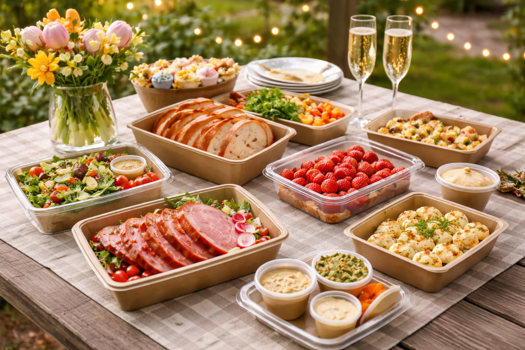 Csomagolóanyag húsvéti vendégváráshoz.