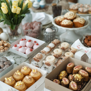 Süteményes dobozok húsvétra